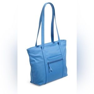 Vera Bradley Small Vera Tote-Blue Aster-NWT